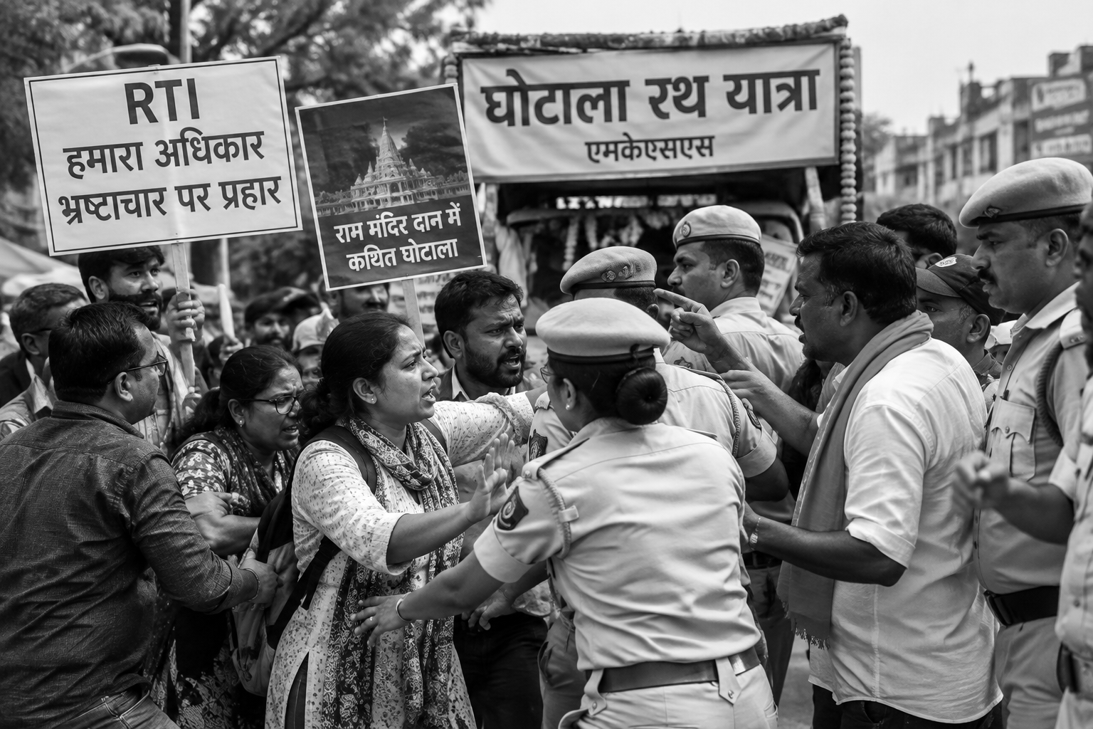 RTI Activists’ ‘Ghotala Rath Yatra’ Disrupted in Rajasthan, FIRs Filed