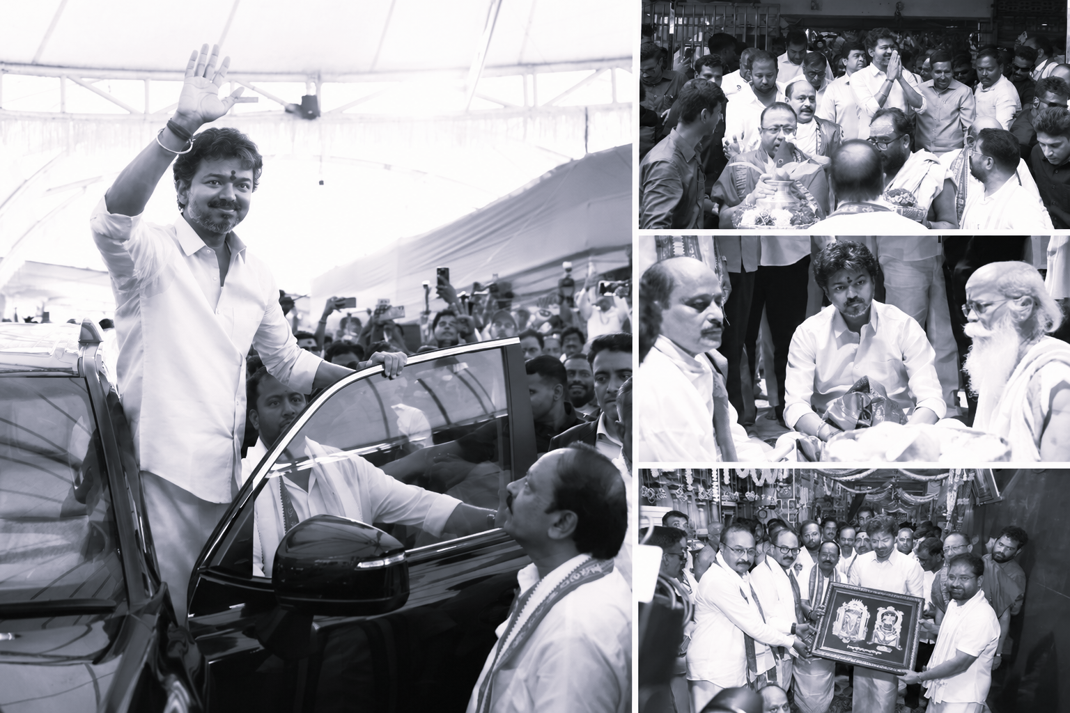 Tamil Nadu CM Vijay Visits Kanaka Durga Temple, Attends Vijayawada Utsav