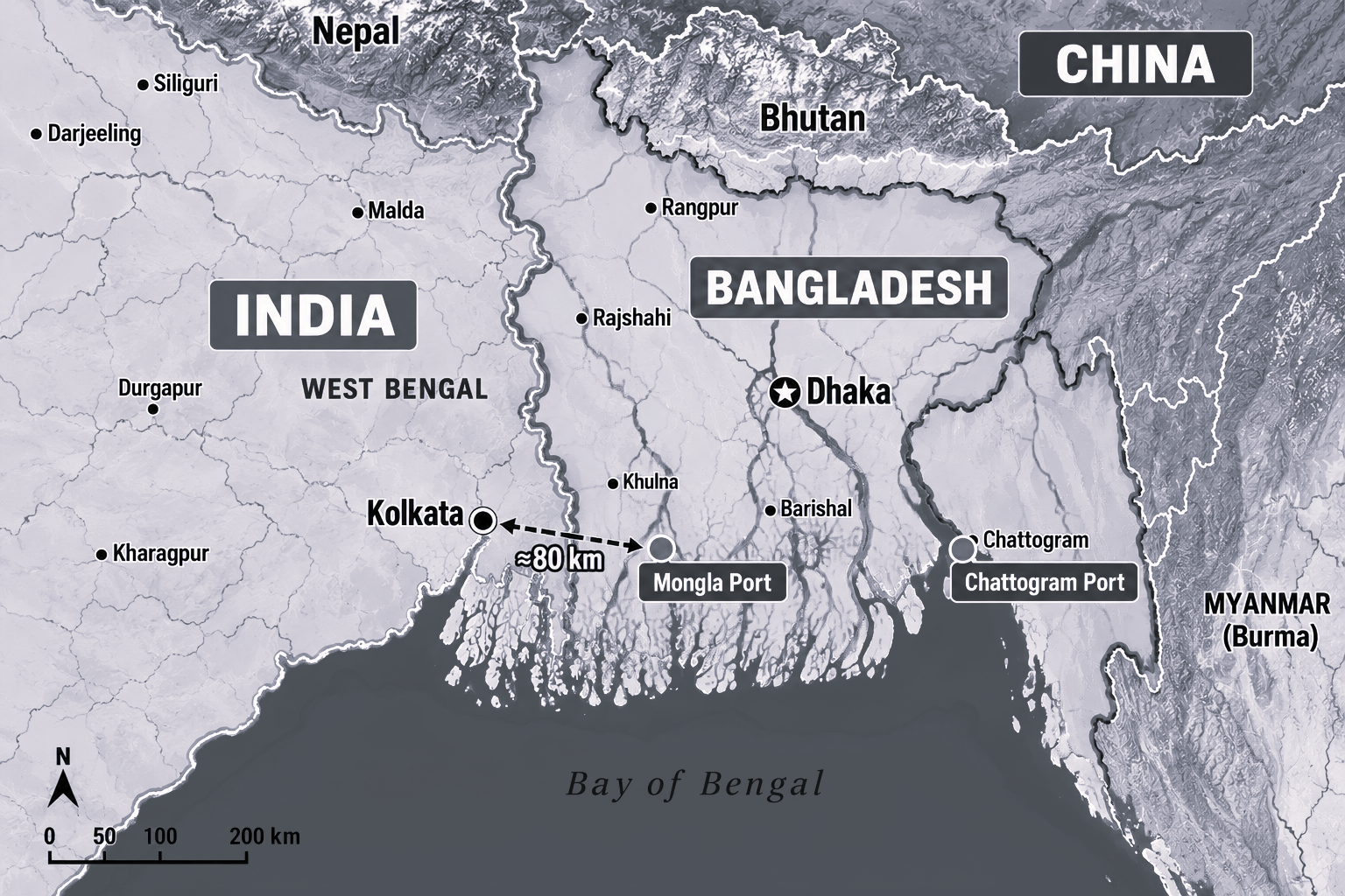 Bangladesh Signs $336 Million China Loan for Mongla Port Near India Border at 2% Interest
