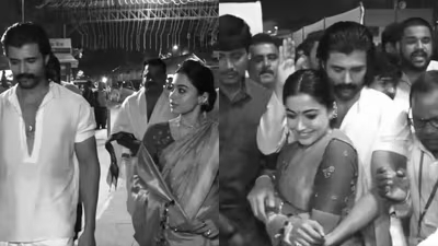 Vijay Deverakonda, Rashmika Mandanna Visit Tirumala Ahead Of 'Ranabaali' Release