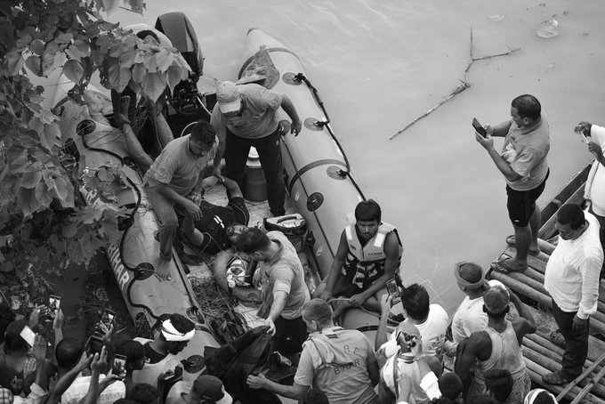 Bihar Ganga Tragedy: 13 Children Drown as Hole-Ridden Boat Capsizes, Probe Ordered