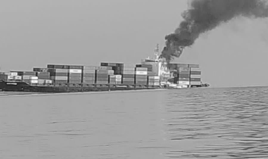Ship Carrying 2,500 Containers Sinks After Hitting Naval Mine In Strait Of Hormuz, Says Iran