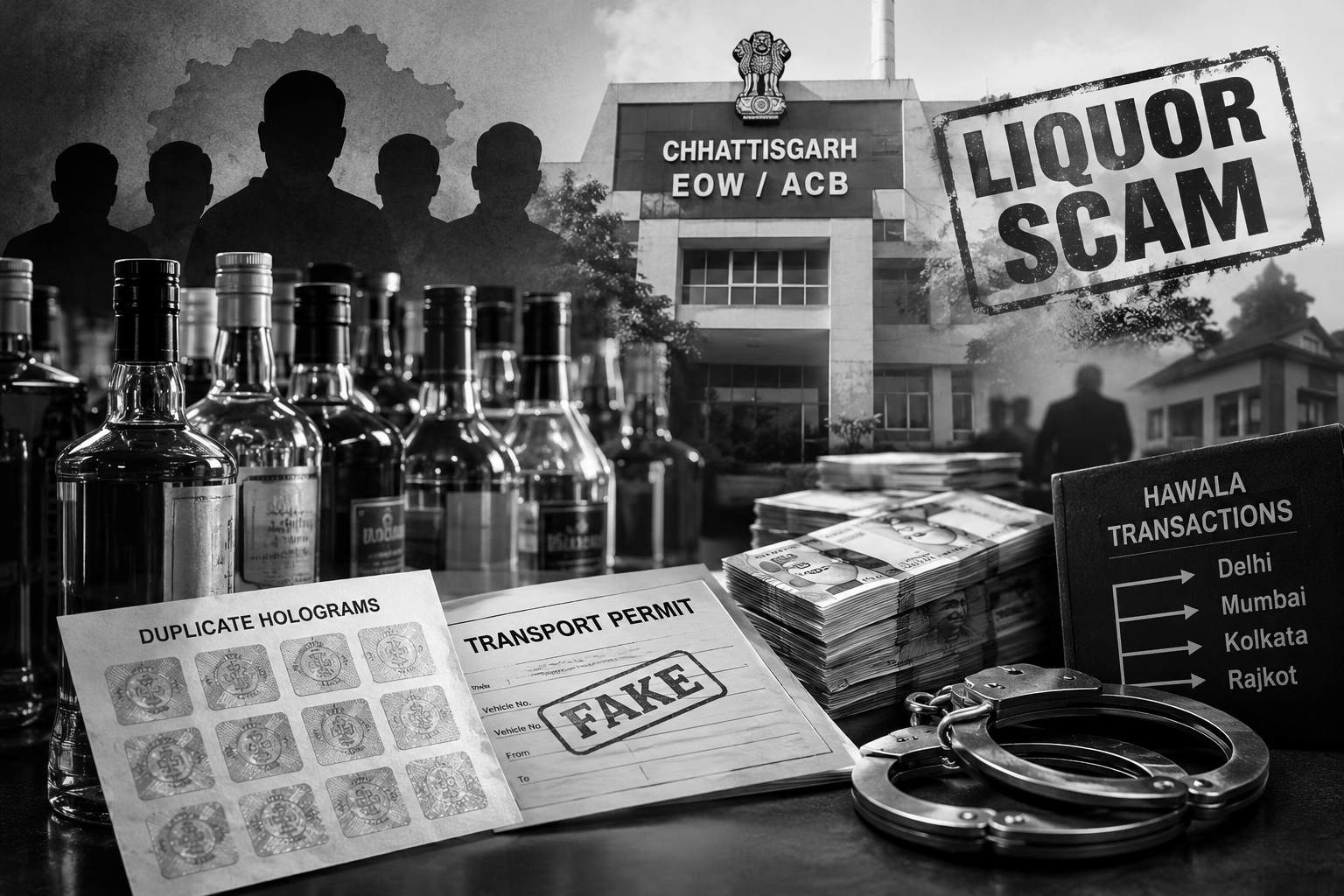 Chhattisgarh EOW Files 10th Supplementary Charge Sheet in Rs 3,200-Crore Liquor Scam
