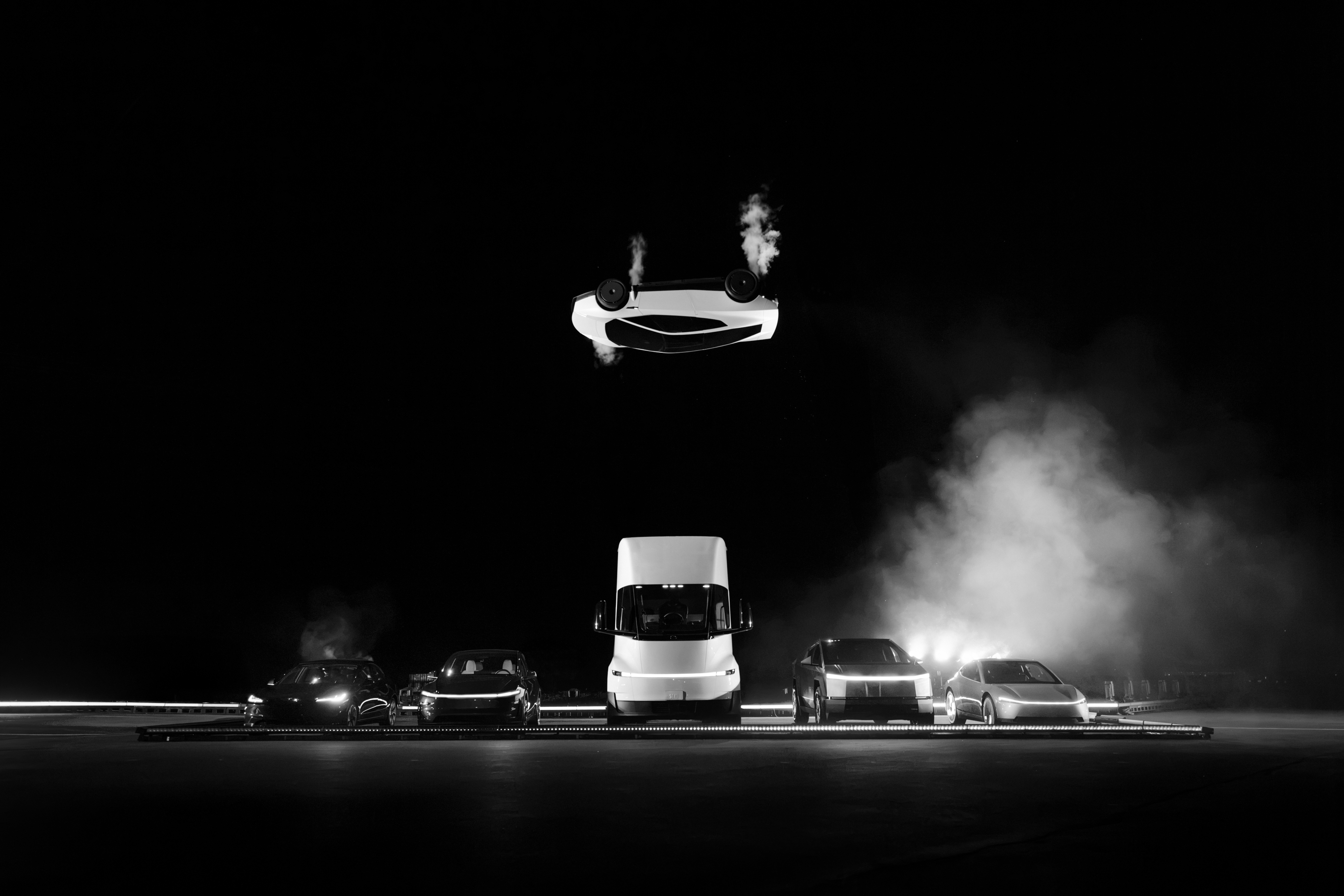 Tesla Takes Flight, Roadster Steals the Spotlight
