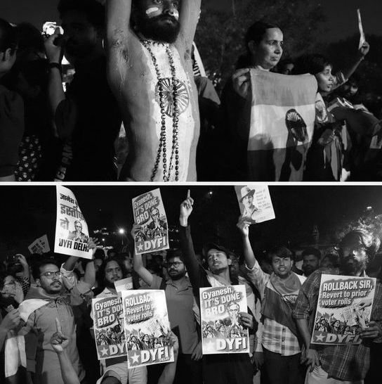 Tiranga Rally Blocked In Delhi, CJP’s Abhijeet Dipke And AISA’s Neha Bora Detained