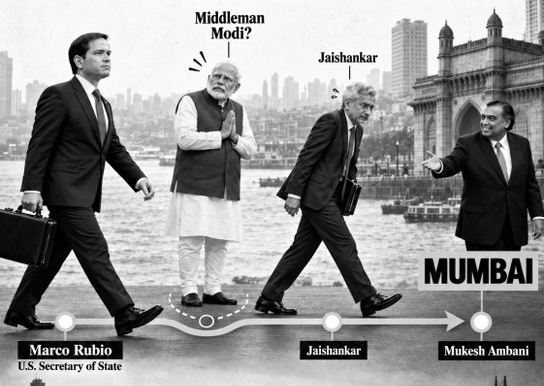 No Delhi Stop, No Modi Meeting: Rubio Heads to Mumbai and Jamnagar as Reliance, Ambani Take Centre Stage