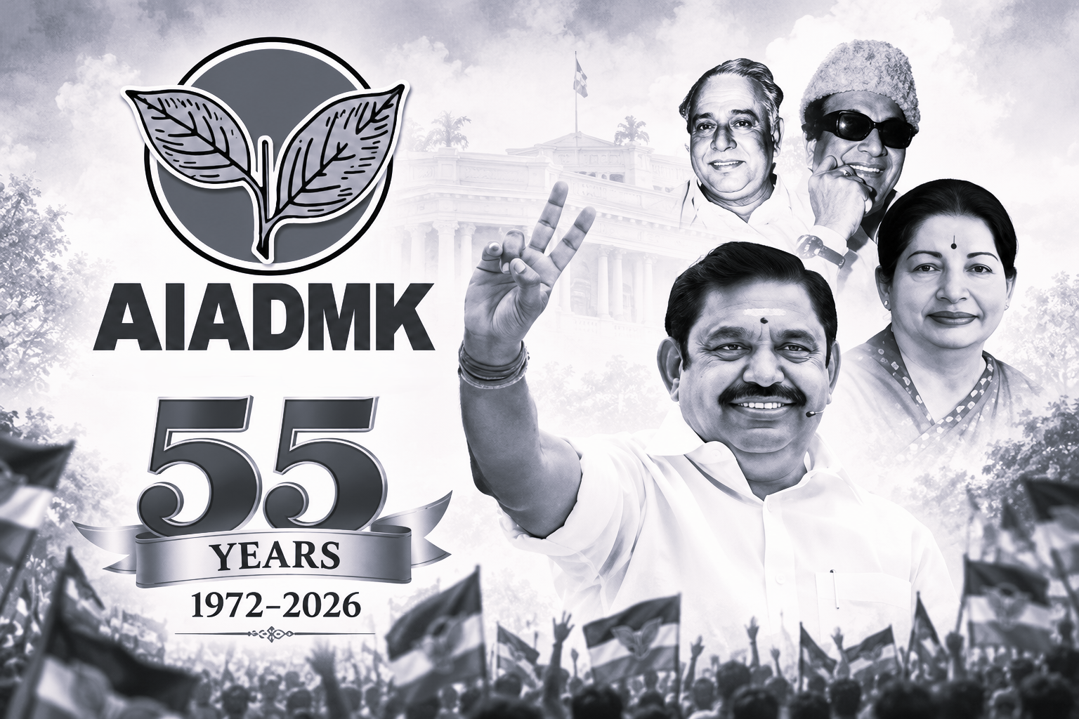 AIADMK at 55: Can Palaniswami Turn Setbacks into a Comeback?