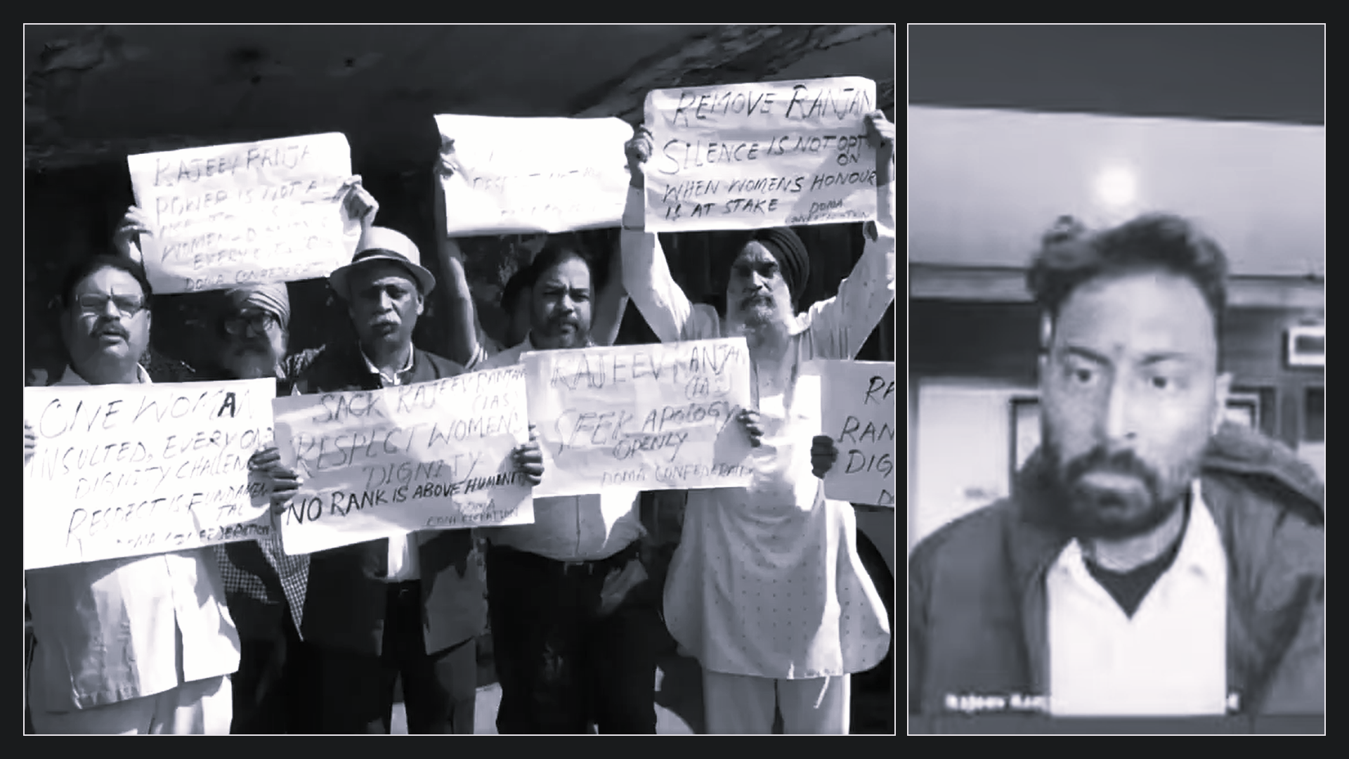 Jammu Protesters Demand Action Against IAS Officer Over Alleged Abuse