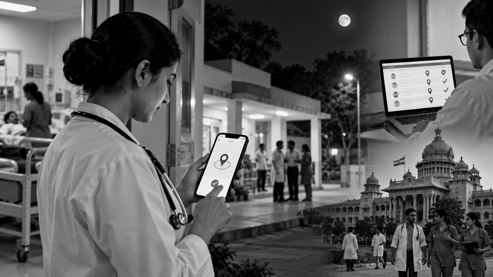 Karnataka Expands Kartavya App to Track Doctors After 9 PM, Monitor Staff