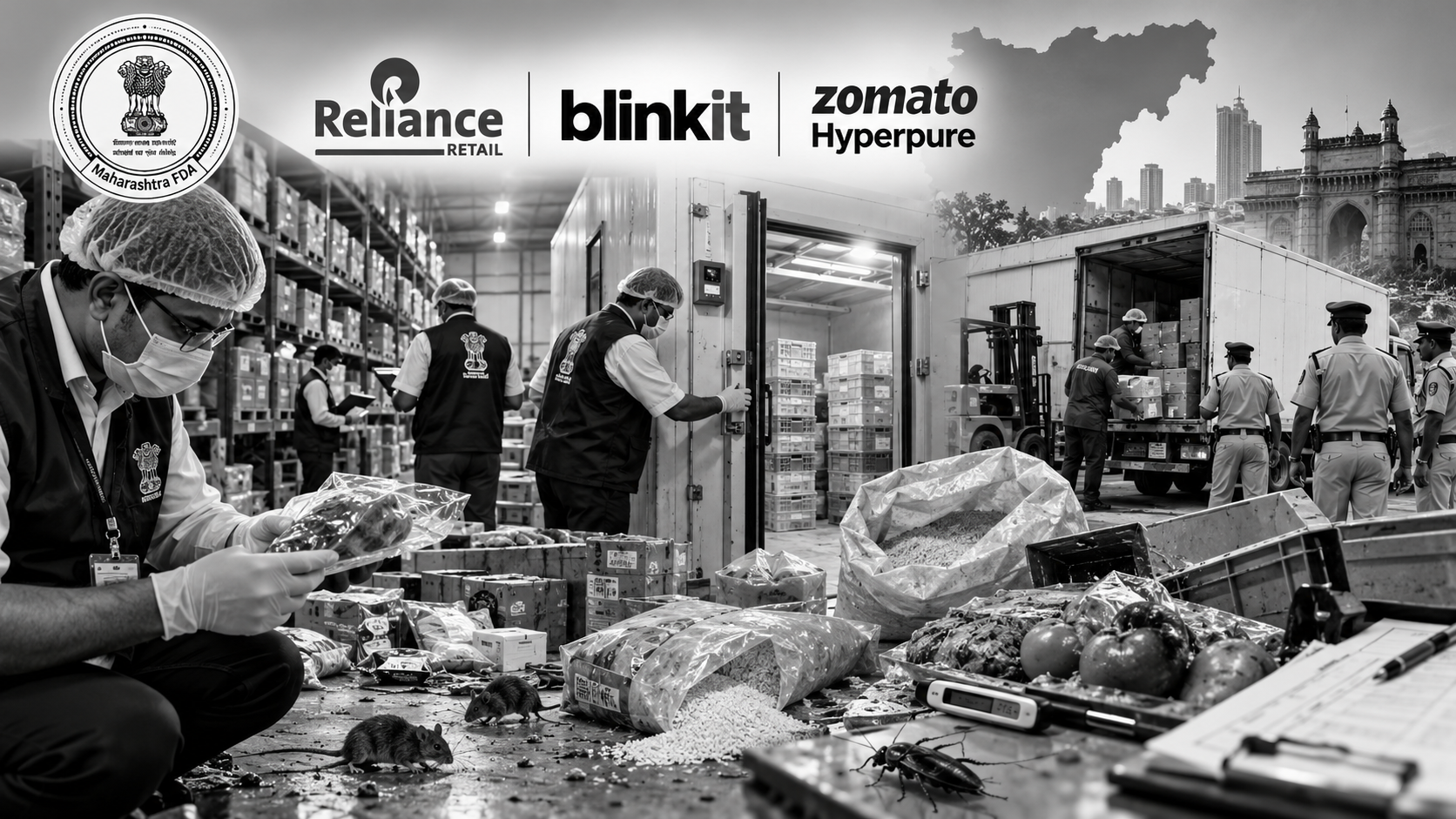 Maharashtra FDA Suspends Reliance Retail, Blinkit-Linked Warehouse Licences