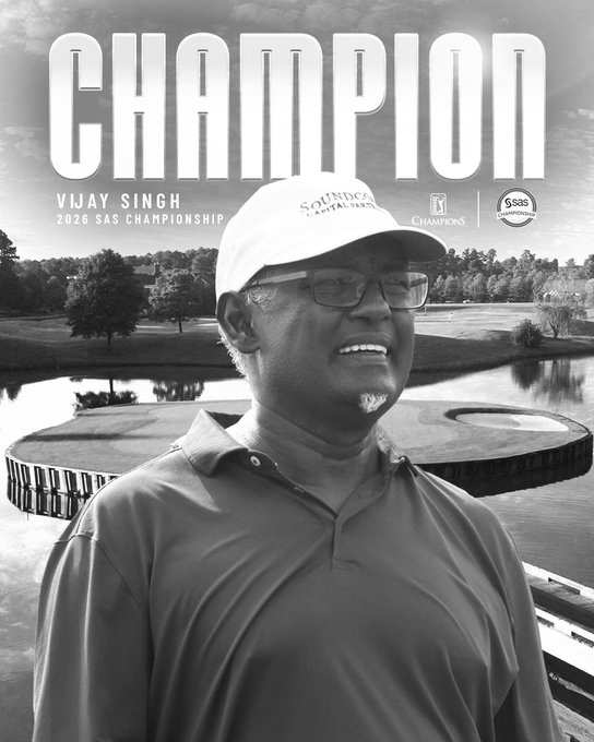 Vijay Singh Wins SAS Championship at 63, Ends Three-Year Title Drought