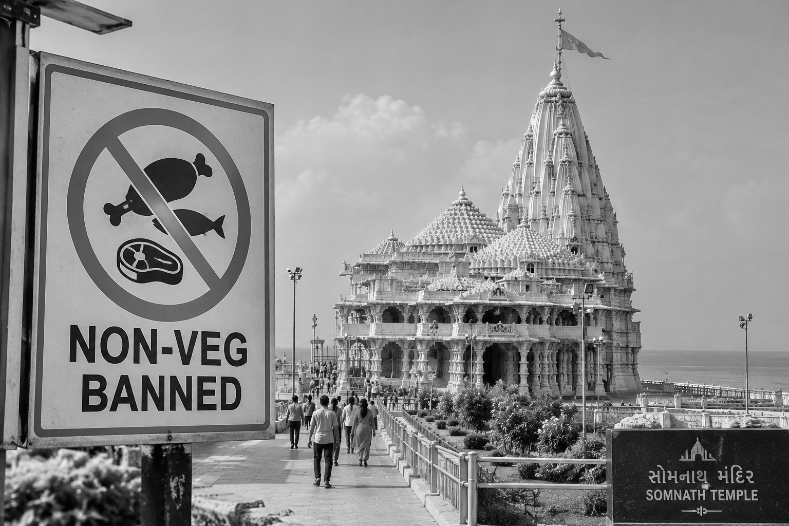 Somnath Food Ban Row: Restaurant Owners Challenge Restrictions, Gujarat Cites Pilgrimage Sanctity