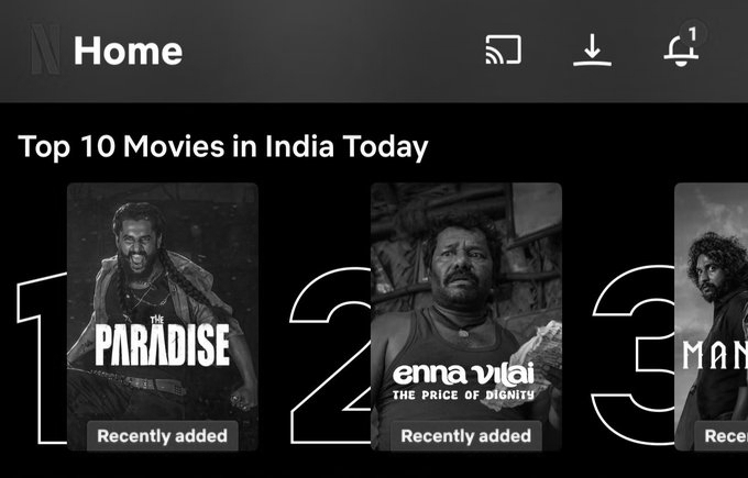 Nani’s ‘The Paradise’ Gets a Second Life on Netflix, Climbs to No. 1 in India