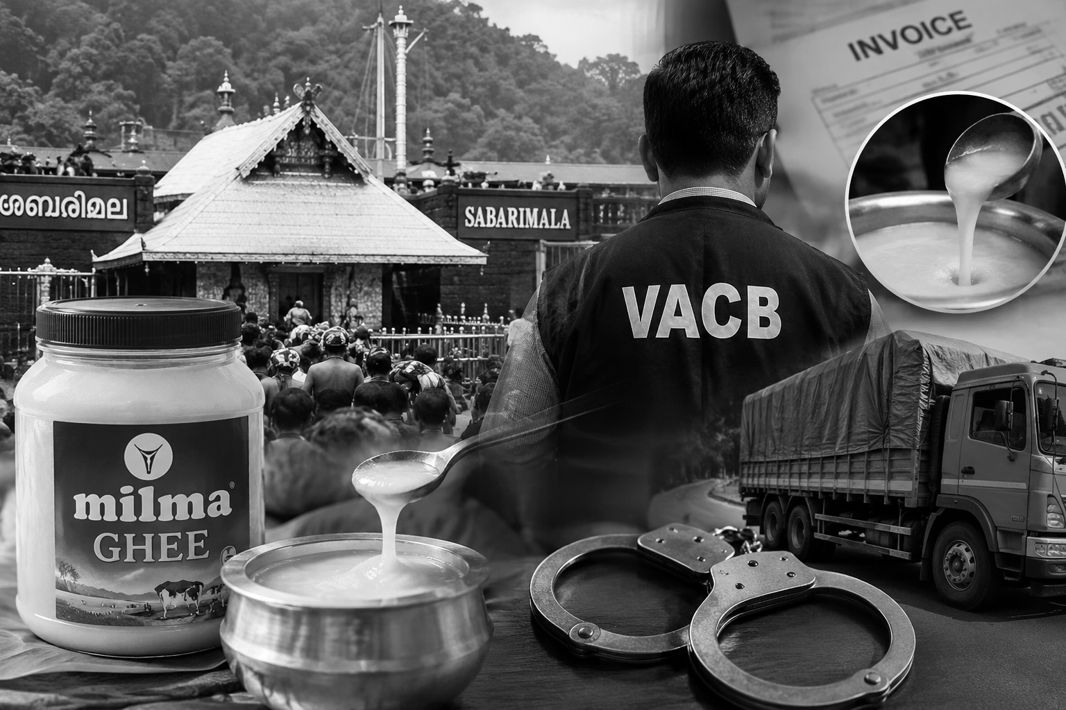 Sabarimala Ghee Case: VACB Arrests Contractor in Alleged ₹2.5 Crore Fraud