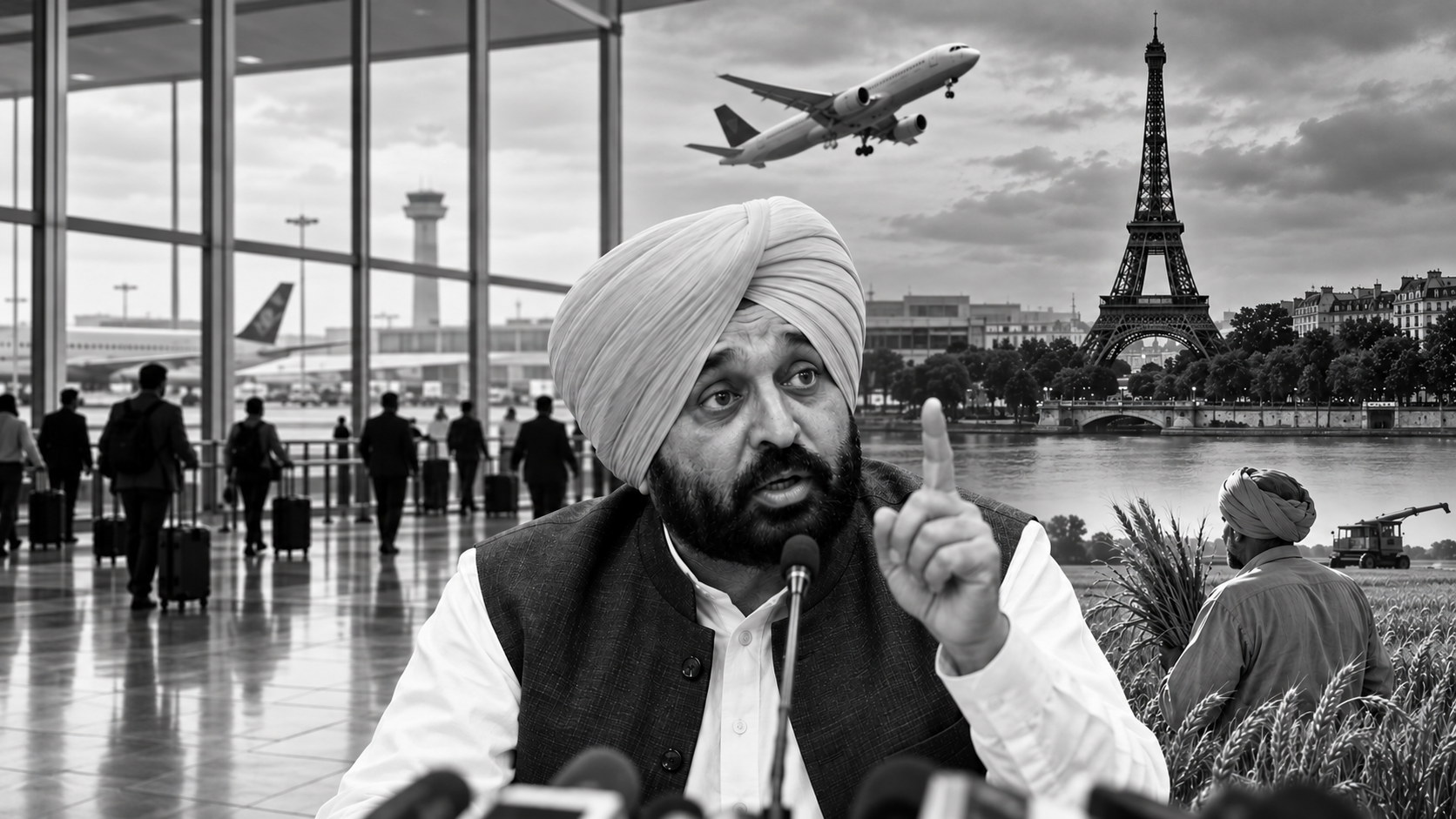Bhagwant Mann Alleges Political Retaliation After Delhi Airport Customs Fine
