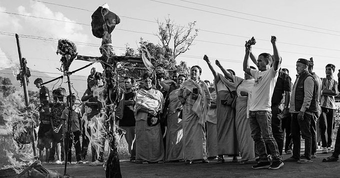 Manipur’s Cry for Peace Grows Louder as Thousands Protest Killings, Face Tear Gas