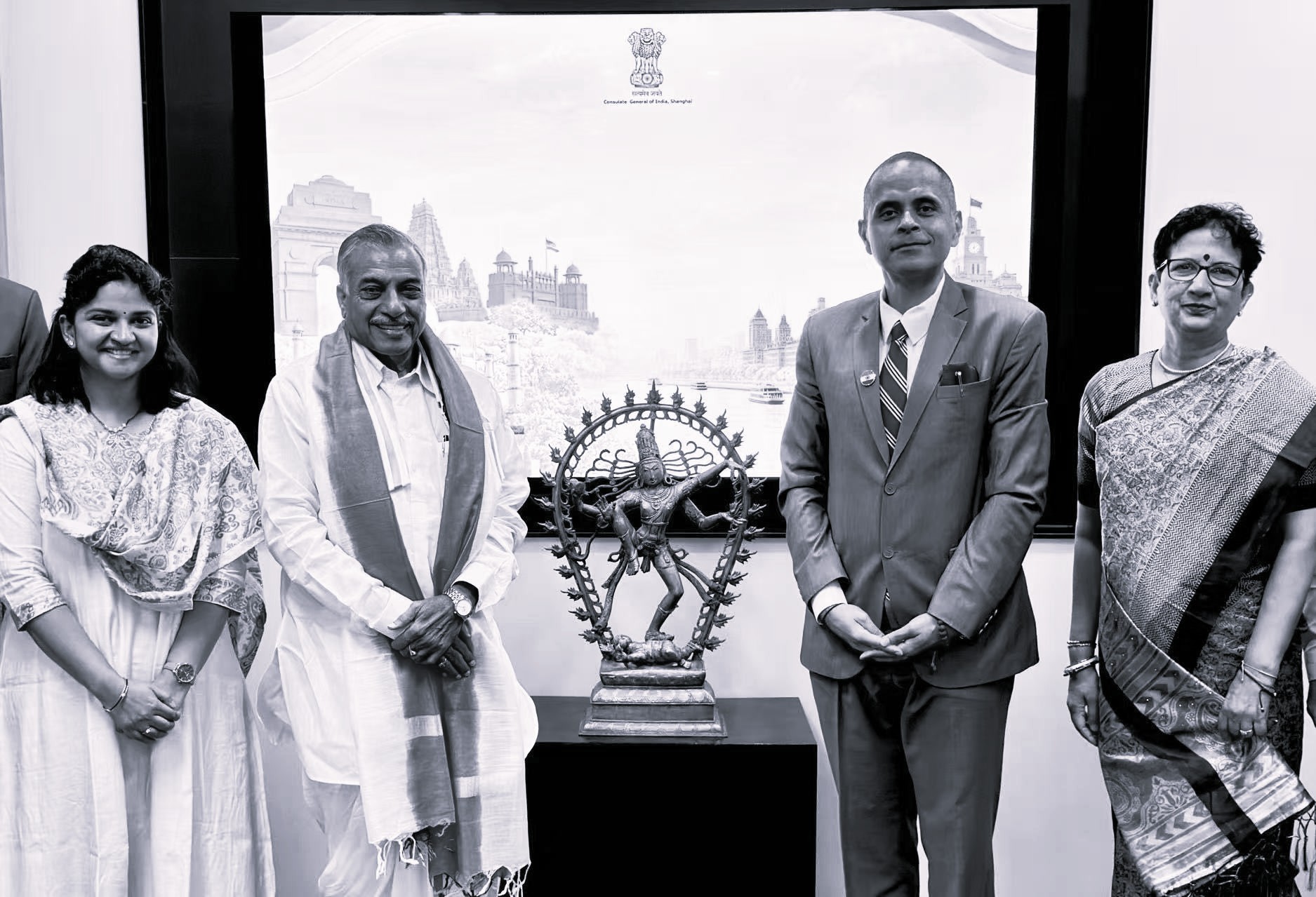 Indian Consulate Felicitates Yarlagadda Lakshmi Prasad as 10th World Telugu Literary Conference Opens in Shanghai