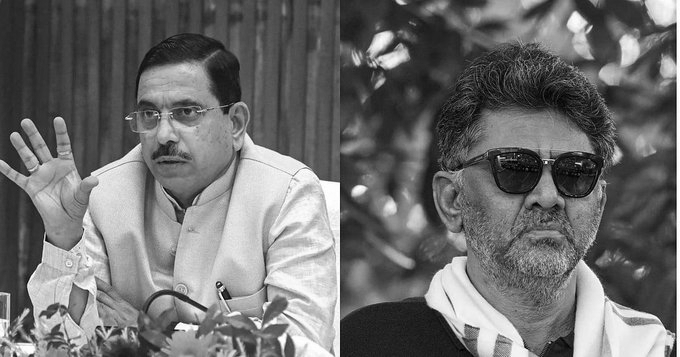 Union Minister Joshi Urges Karnataka CM to Release Rs 1,680 Crore Crop Insurance Premium Share