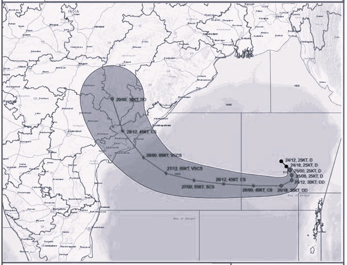 Cyclone Threat Looms Over Andhra Coast, Landfall Likely on October 28