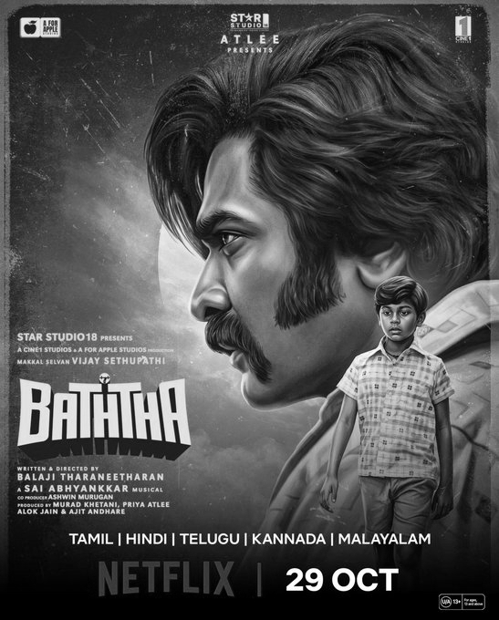 Vijay Sethupathi’s 'Baththa' Locks OTT Release Date, To Stream In Five Languages On Netflix