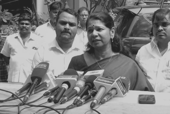 ‘Where Is the Maternal Uncle?’ Kanimozhi Slams CM Vijay Over Women’s Safety