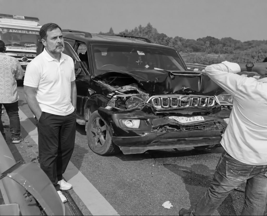 Rahul Gandhi’s Convoy Collision Highlights Expressway Safety Concerns