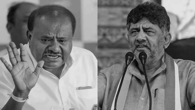 Kumaraswamy Accuses Shivakumar of Rs 600-Crore Plot Against Deve Gowda Family