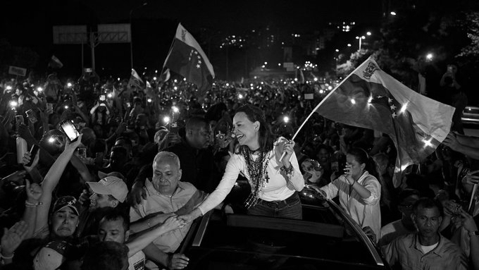 Nobel Laureate Maria Corina Machado Returns To Venezuela After Nearly A Year In Exile