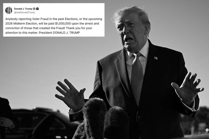Trump Offers $1 Million For Voter Fraud Reports, Claims Brazil Election Looked Rigged