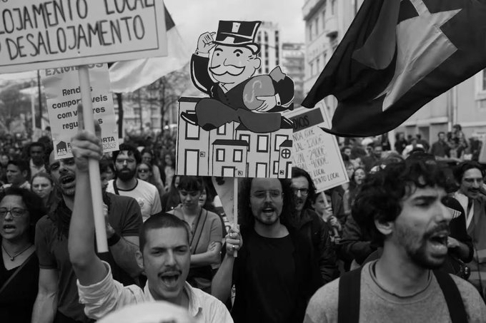 Thousands Protest In Portugal As Housing Costs Surge And Eviction Fears Grow