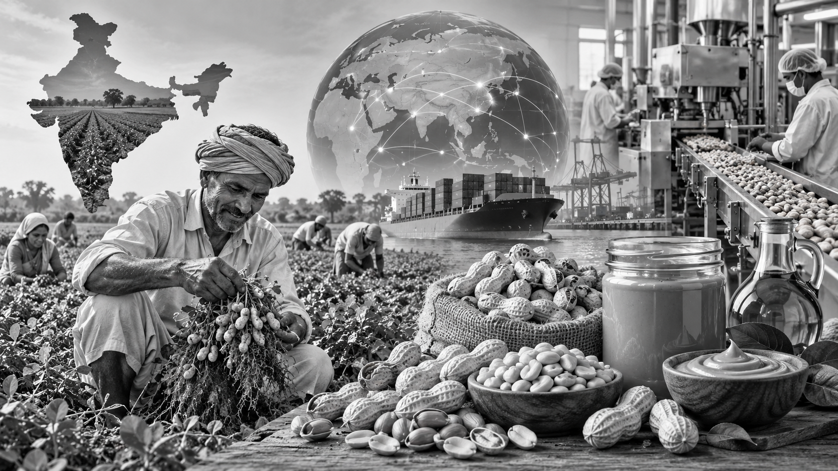 India’s Groundnut Paradox: Record Harvests, Untapped Value