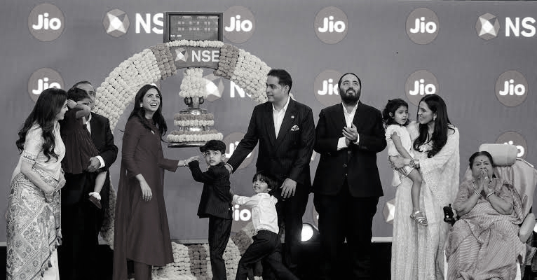 Jio Platforms Shares Soar 23% on Debut, Becomes India’s Second-Most Valuable Listed Company