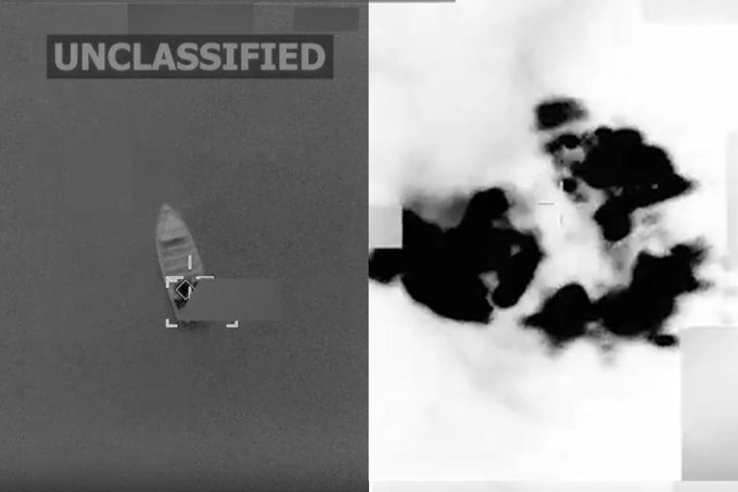 US Military Strike Kills Five In Eastern Pacific In Attack On Alleged Drug Boat