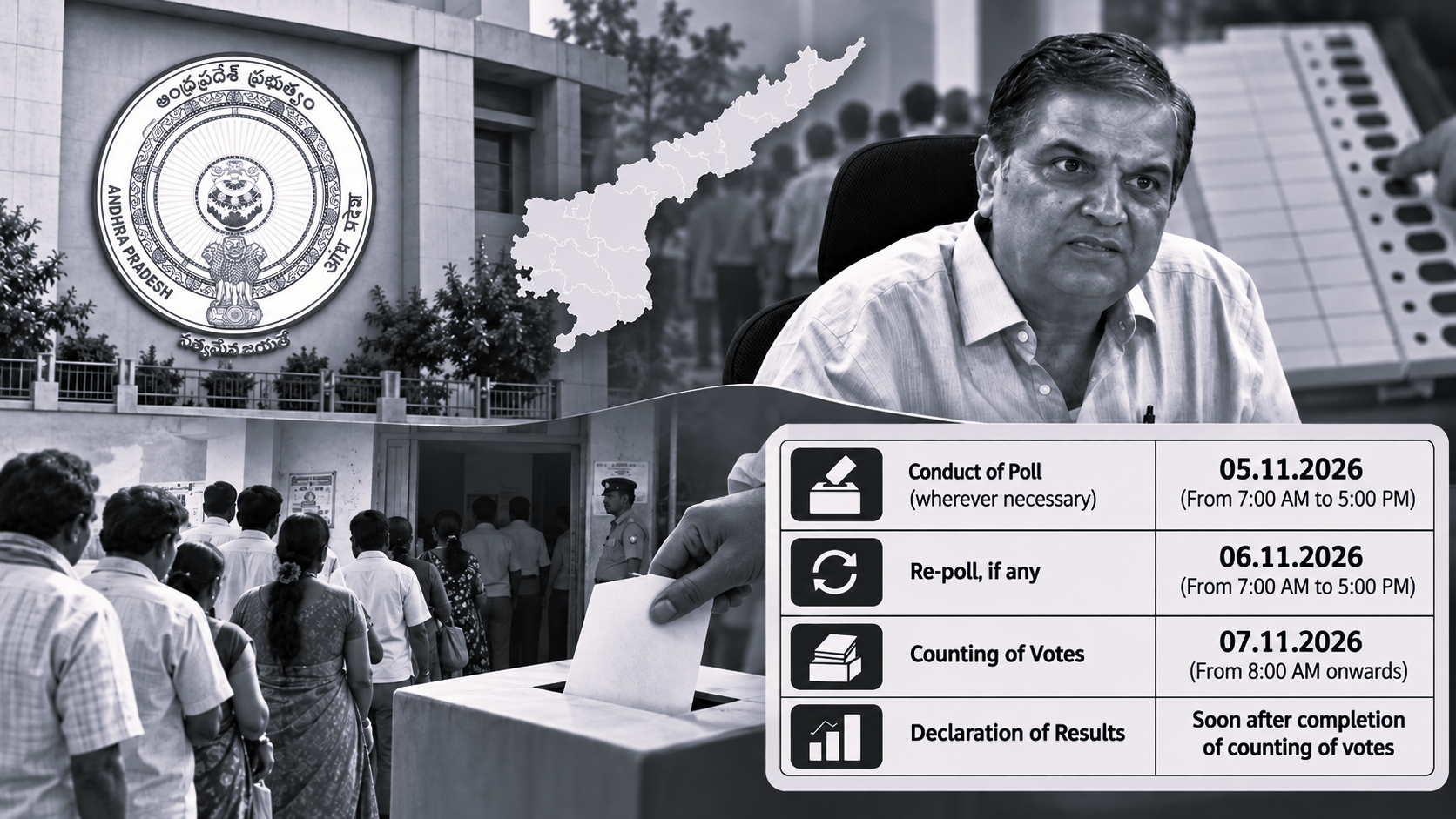 AP MPTC, ZPTC Elections Postponed to November 5, Counting on 7