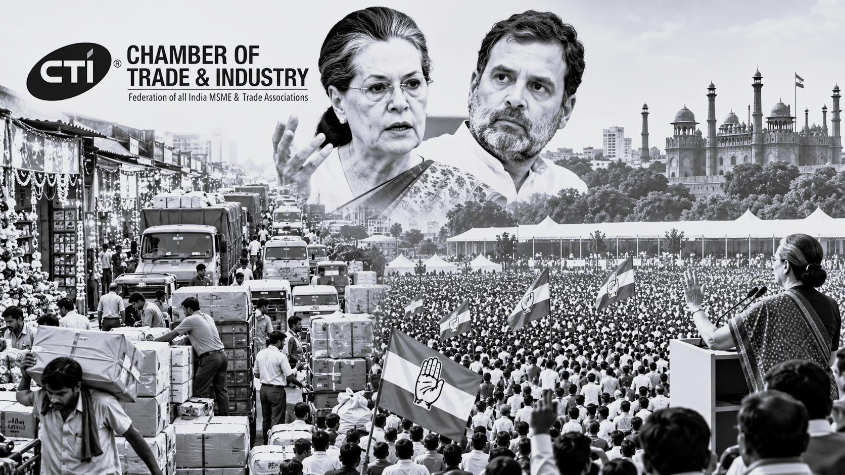 Delhi Traders Urge Congress to Postpone Rally, Flag ₹12,000 Crore Trade Risk