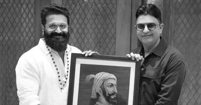 ‘The Pride of Bharat’: Rishab Shetty, Bhushan Kumar Announce Grand Shivaji Maharaj Biopic