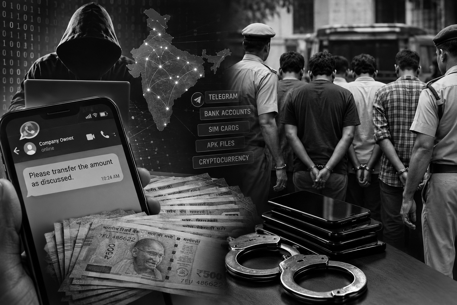 Cyber Fraud Racket Spanning 21 States Busted, Police Trace ₹72-Crore Fraud Trail