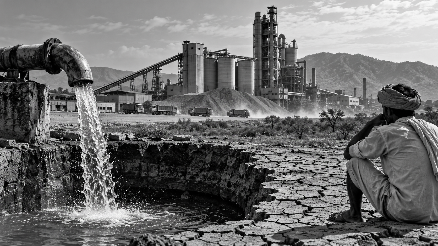 Cement Sector's Groundwater Share Surges to 38% in Water-Stressed Regions