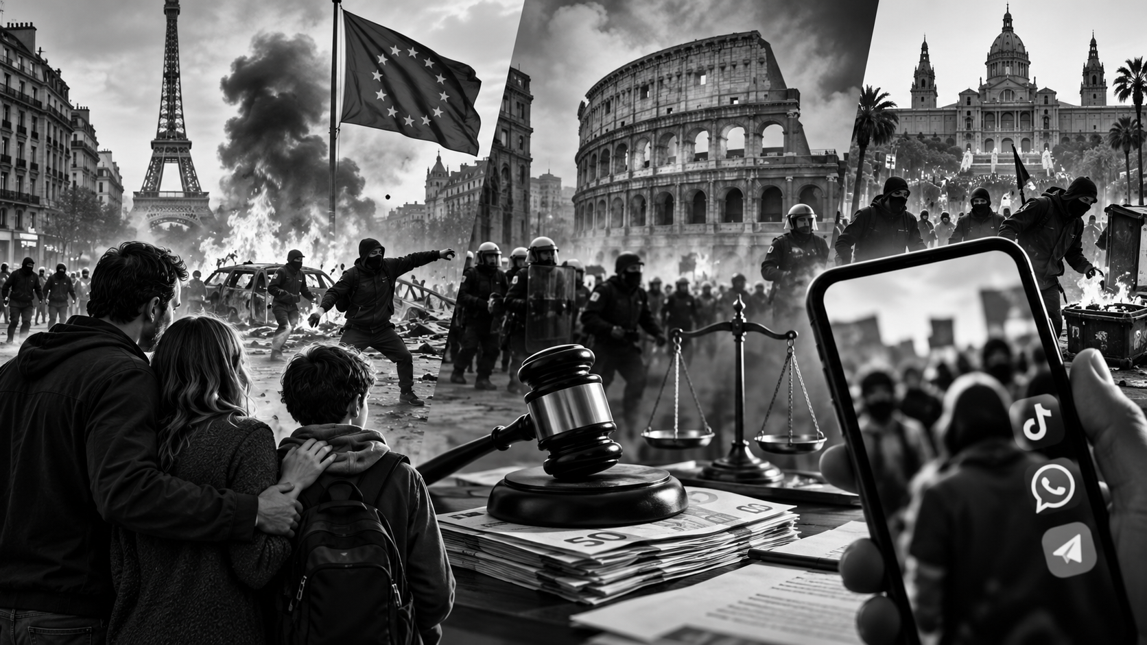 Europe Tightens Riot Laws, Extends Accountability to Parents and Platforms