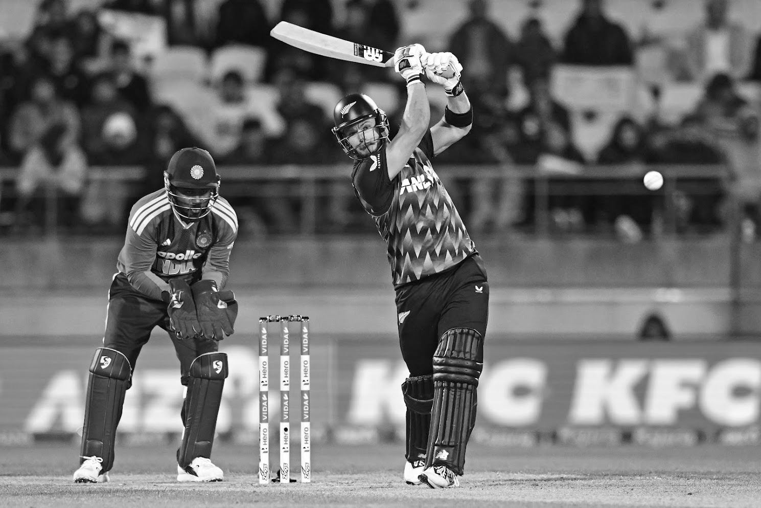 Glenn Phillips, Bracewell Unleash Batting Storm as New Zealand Smash 259 Against India
